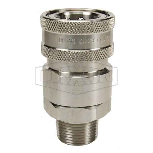 1/2 in H-STYLE CPLR, 1/2 MNPTF, 316SS